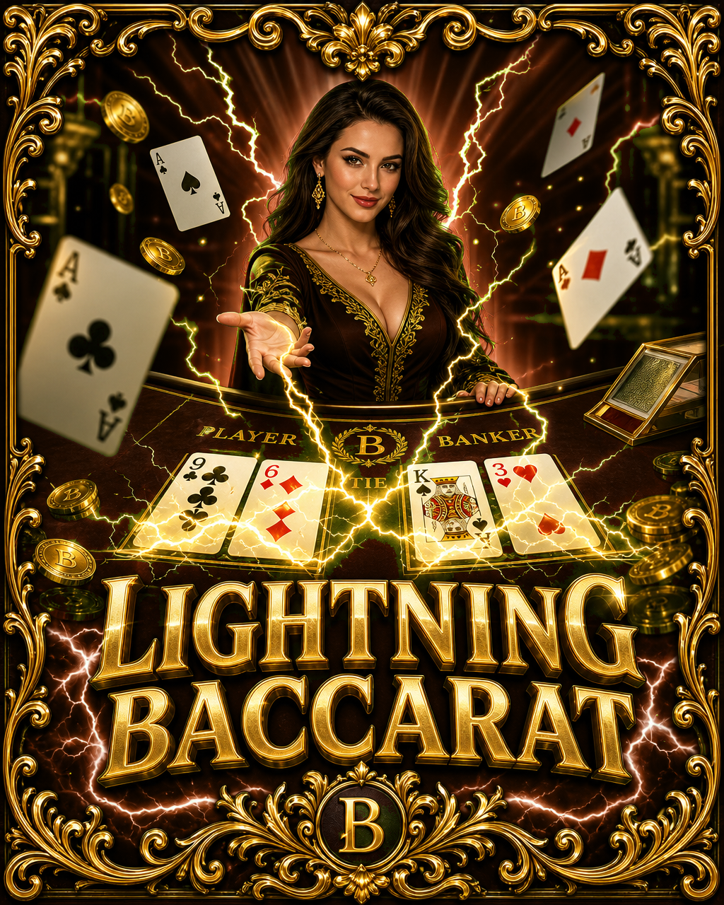 Capa do jogo Lightning Baccarat