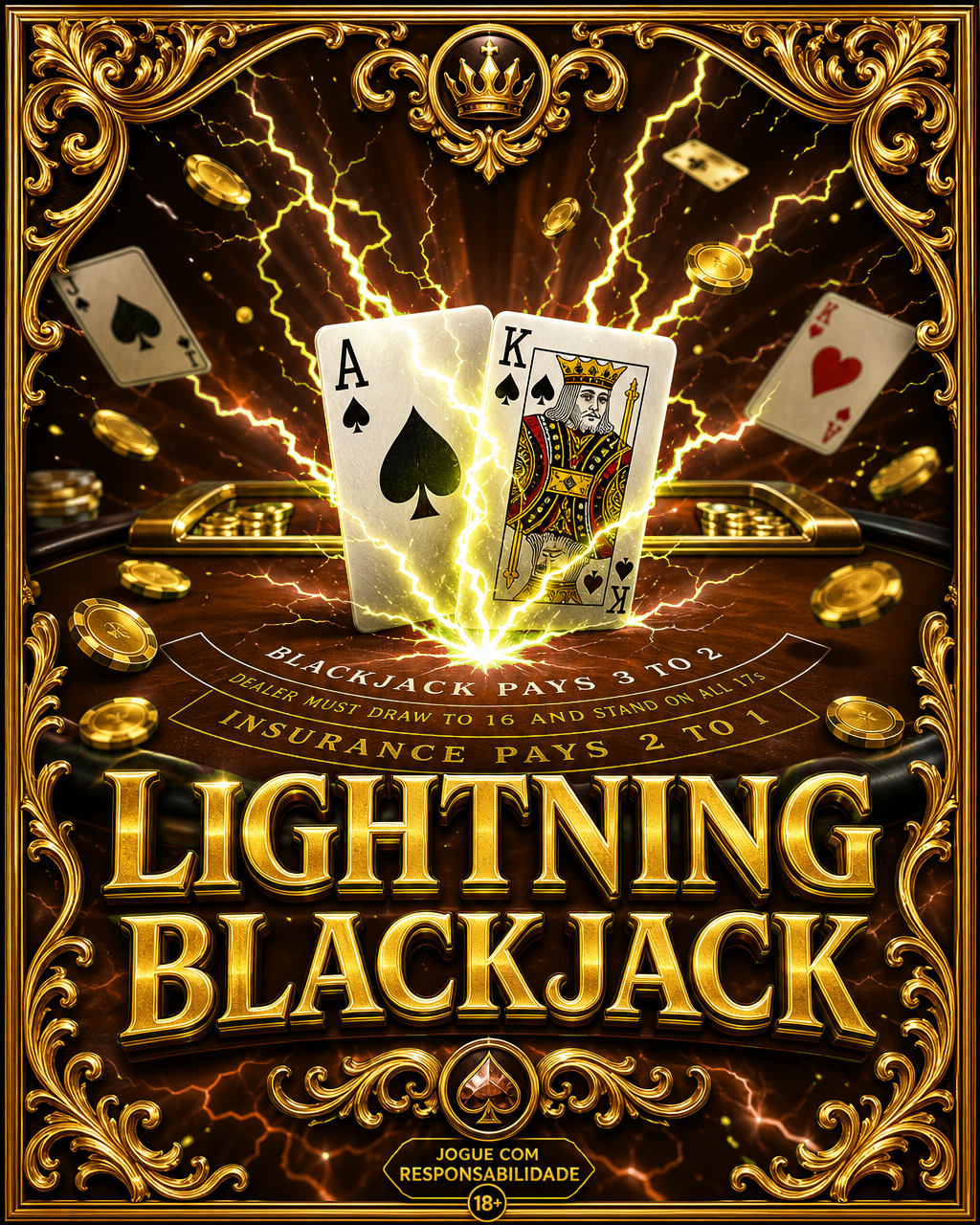 Capa do jogo Lightning Blackjack